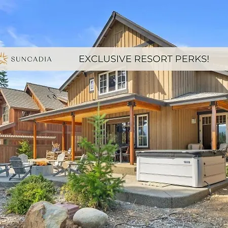Suncadia 3 Bedroom Pet Friendly Home With Remarkable Views Of Hole #18
